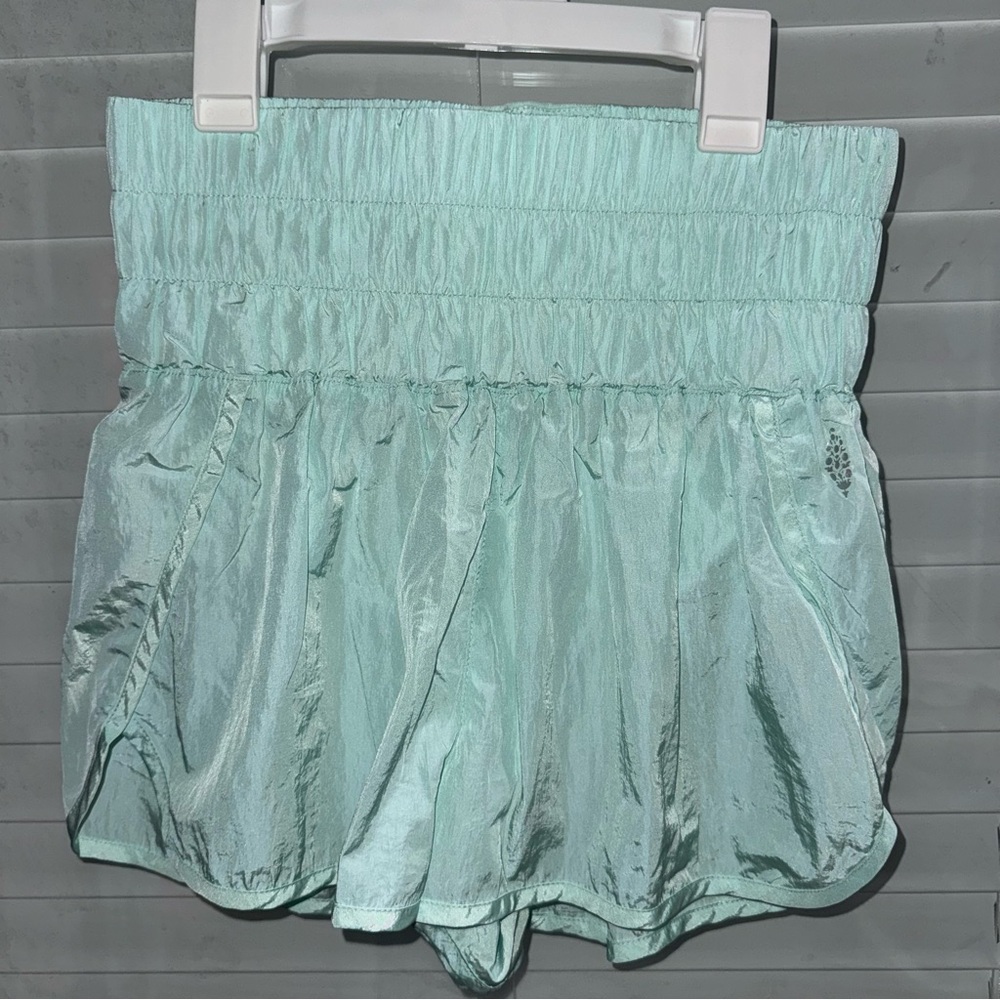 FP Movement Aqua Blue The Way Home Exercise Shorts